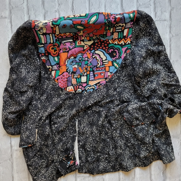 Platinum by Dorothy Schoelen 80s or 90s vintage blazer size Medium - Picture 10 of 16